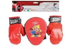 Боксерский набор Храбрый тигренок (перчатки, боксерская лапа)
