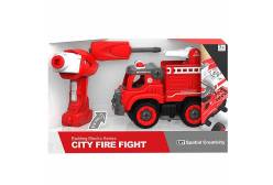 Конструктор-машина на радиоуправлении City Fire Fight